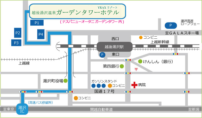 越後湯沢近隣マップ